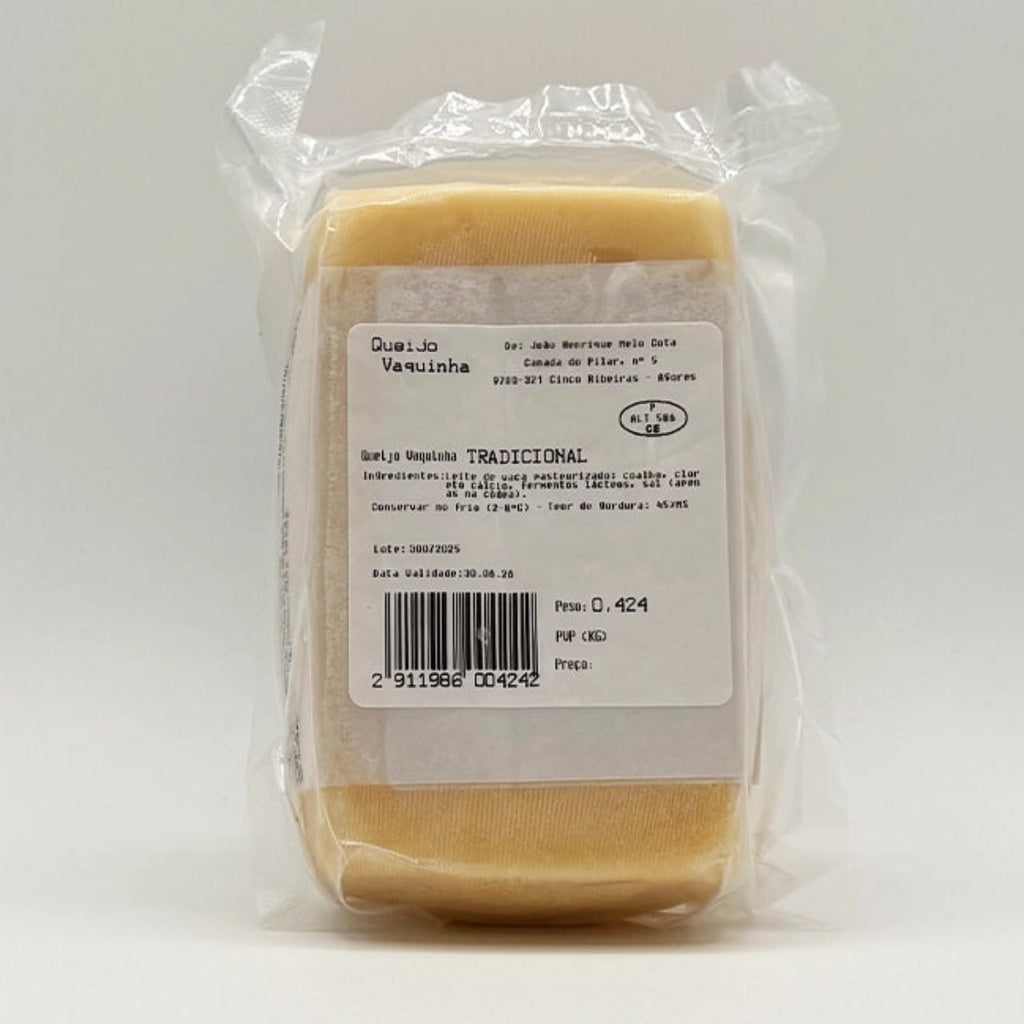 Queijo Vaquinha Tradicional 360g Terceira - Açores