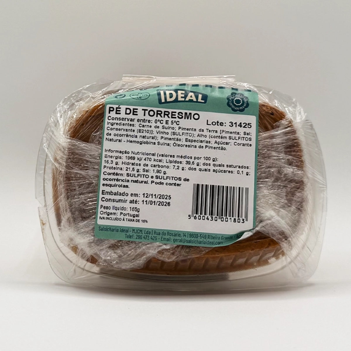 Pé de Torresmo - Salsicharia Ideal - Açores