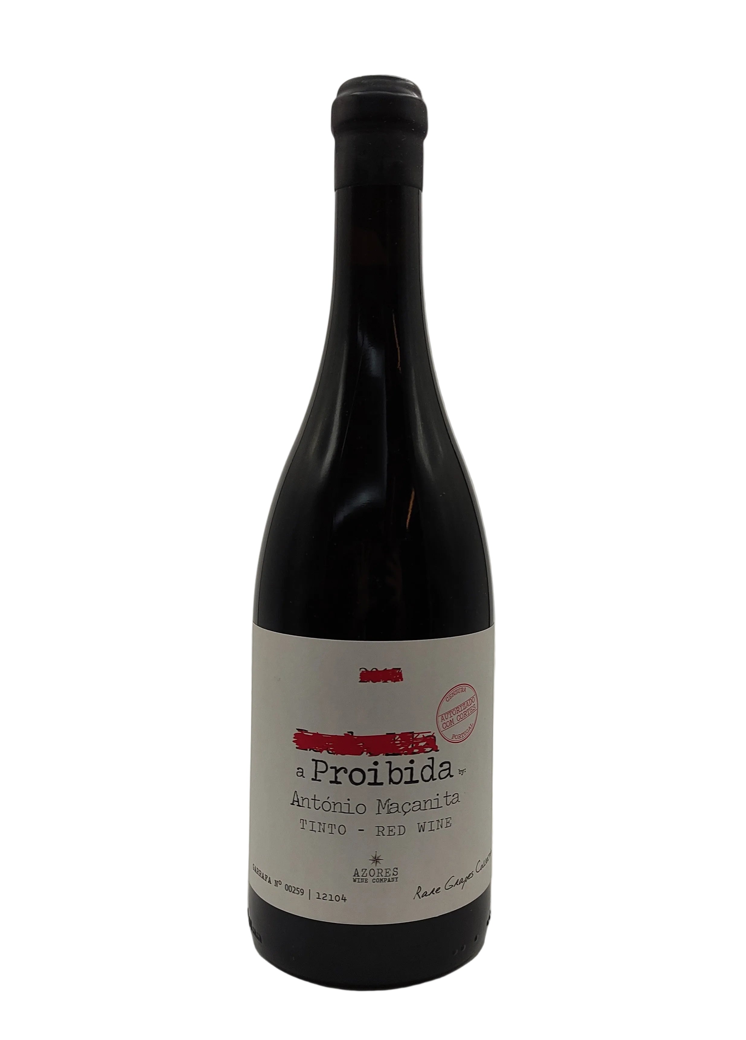 Vinho Isabella a Proibida by António Maçanita 750ml produzido nos Açores