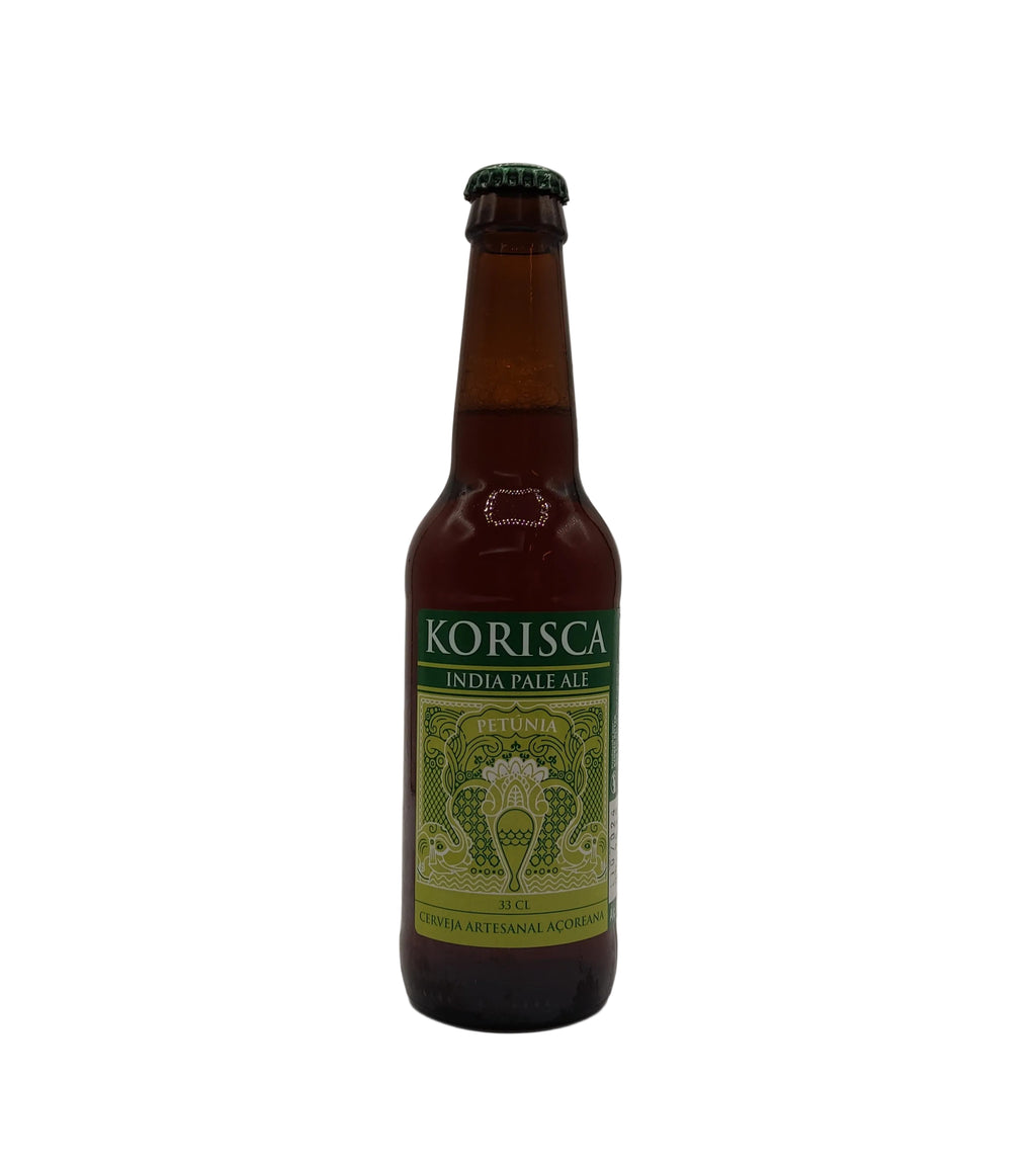 Korisca Petúnia India Pale Ale cerveja artesanal produzida nos Açores