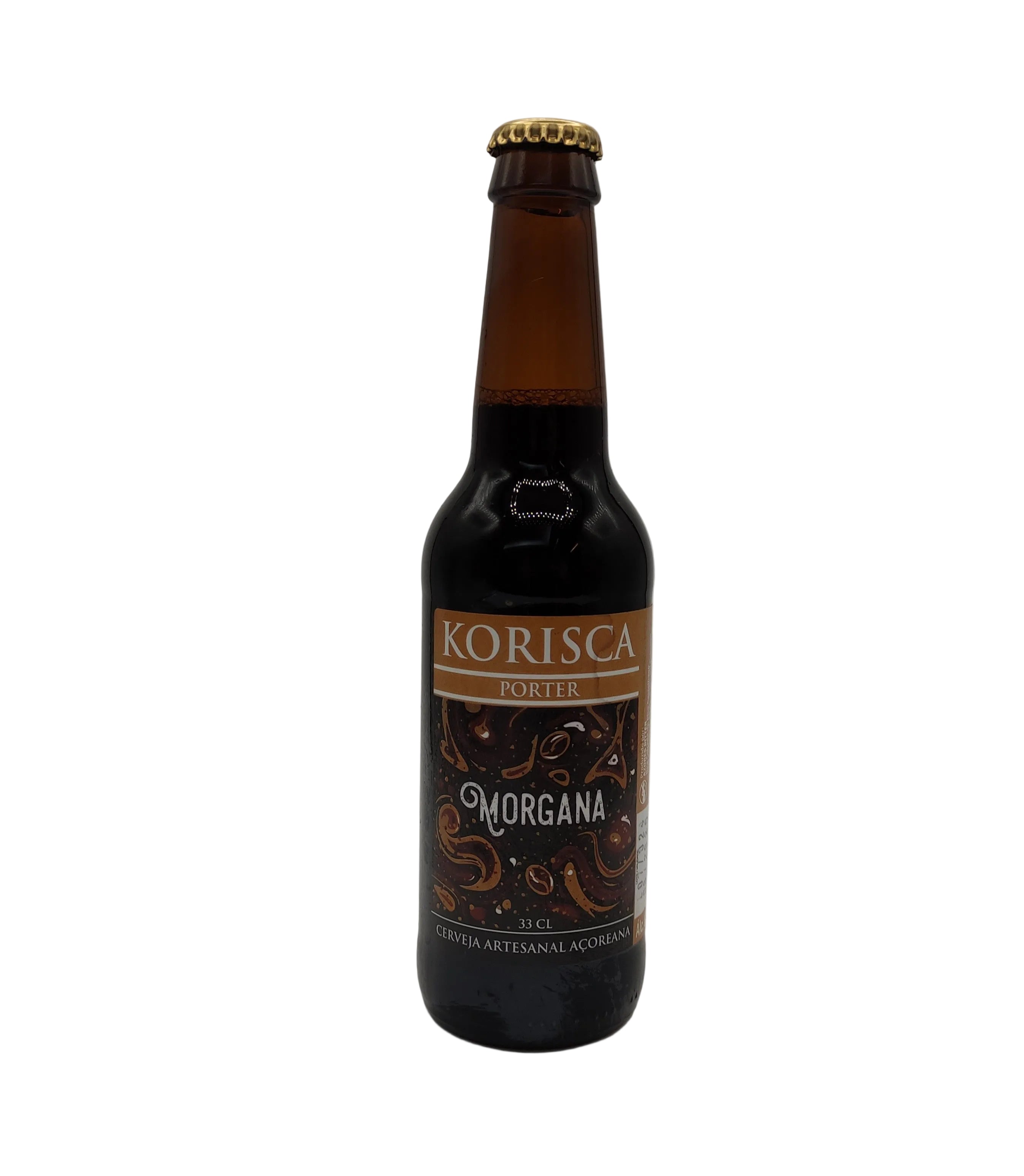 Korisca Porter Morgana cerveja artesanal produzida nos Açores