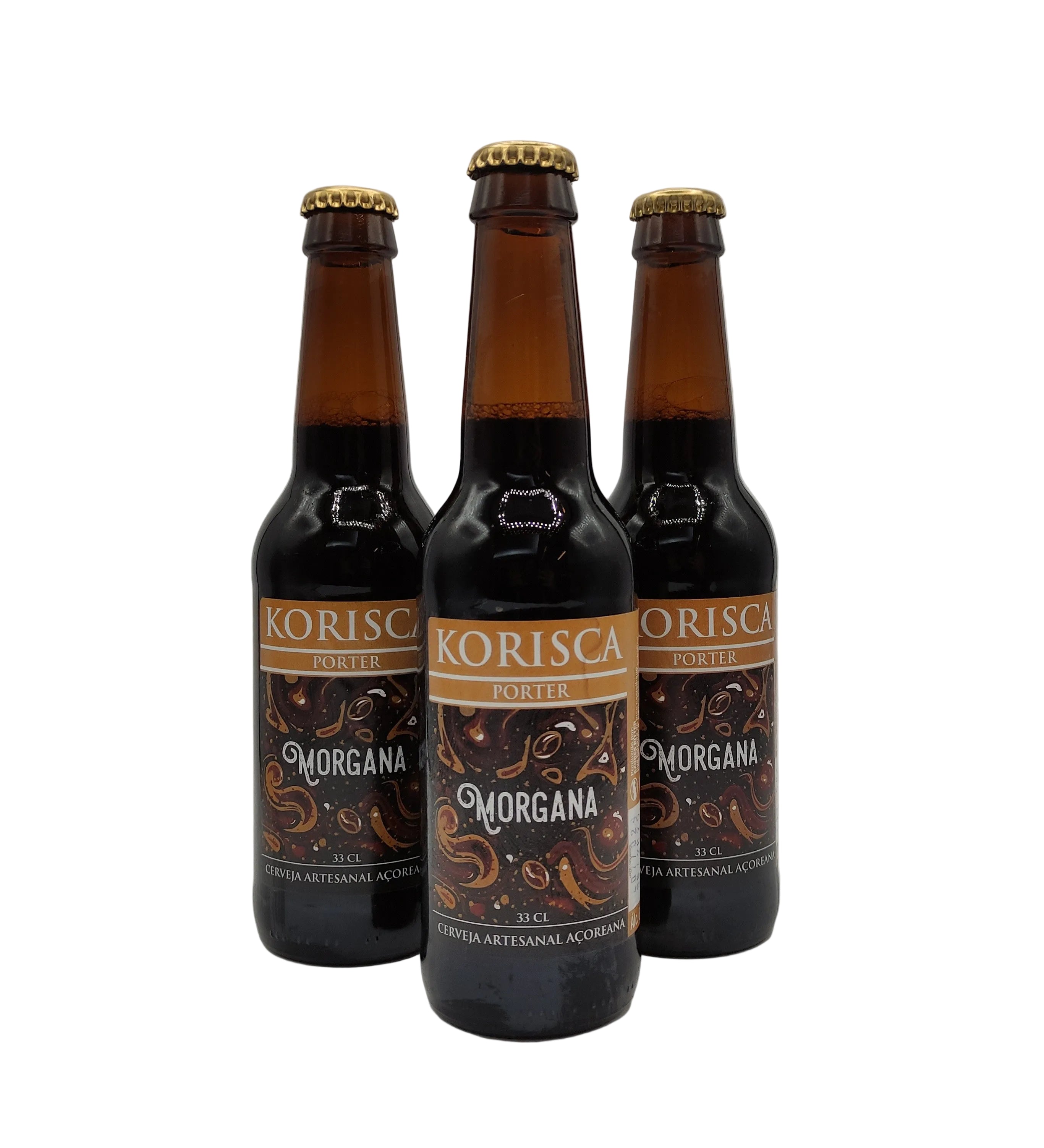Korisca Porter Morgana cerveja artesanal produzida nos Açores