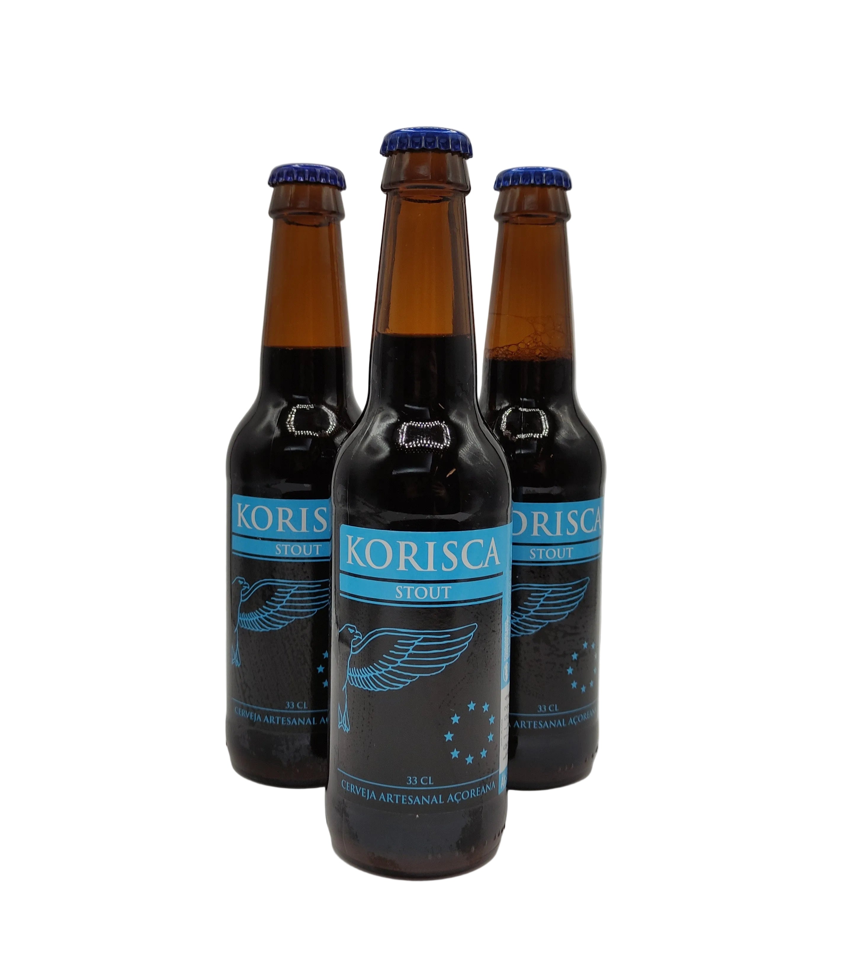 Korisca Stout cerveja artesanal produzida nos Açores