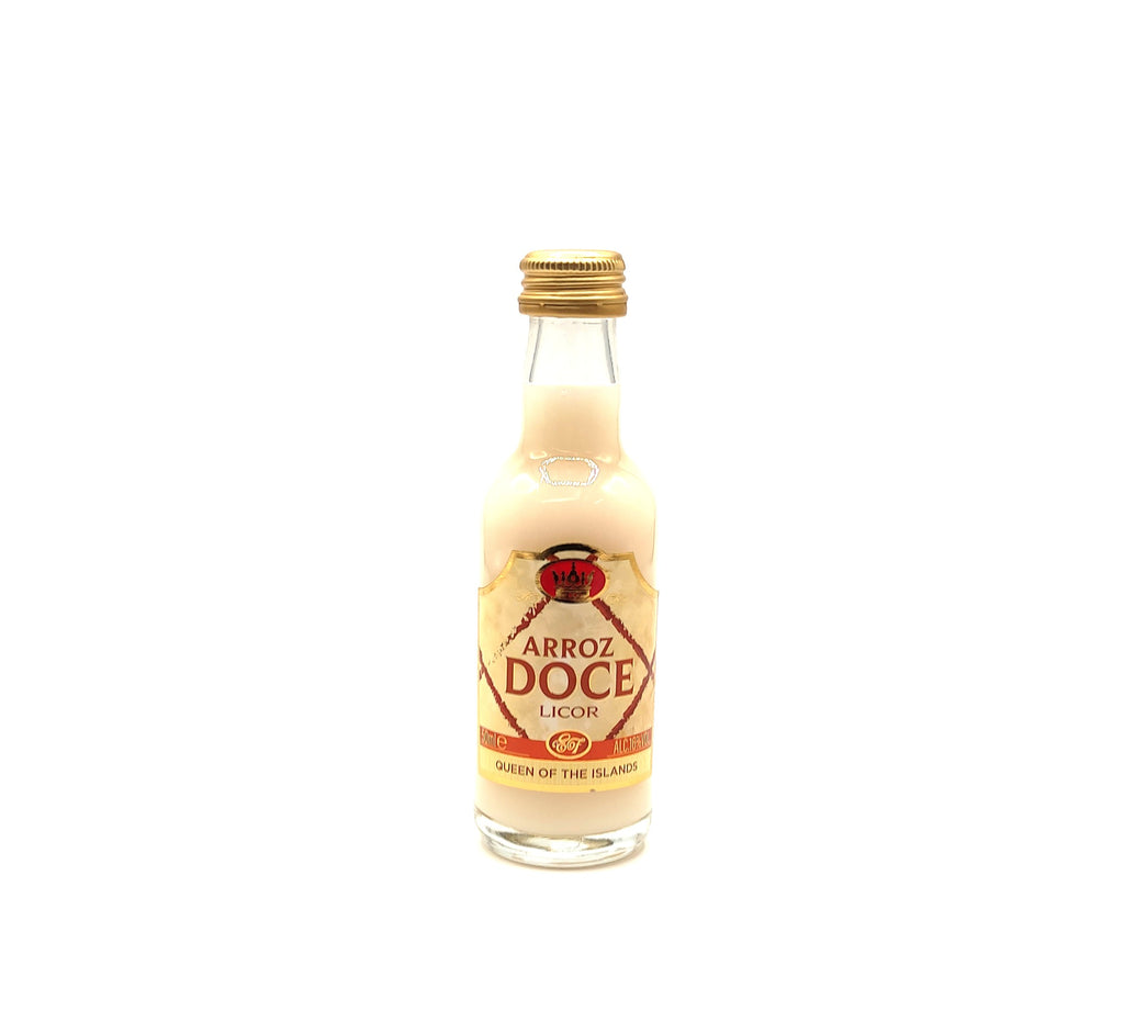 Licor arroz doce miniatura 50ml produzido nos Açores