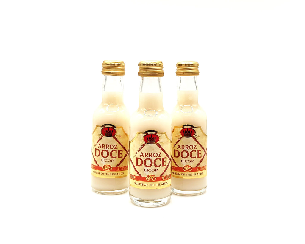 Licor arroz doce miniatura 50ml produzido nos Açores