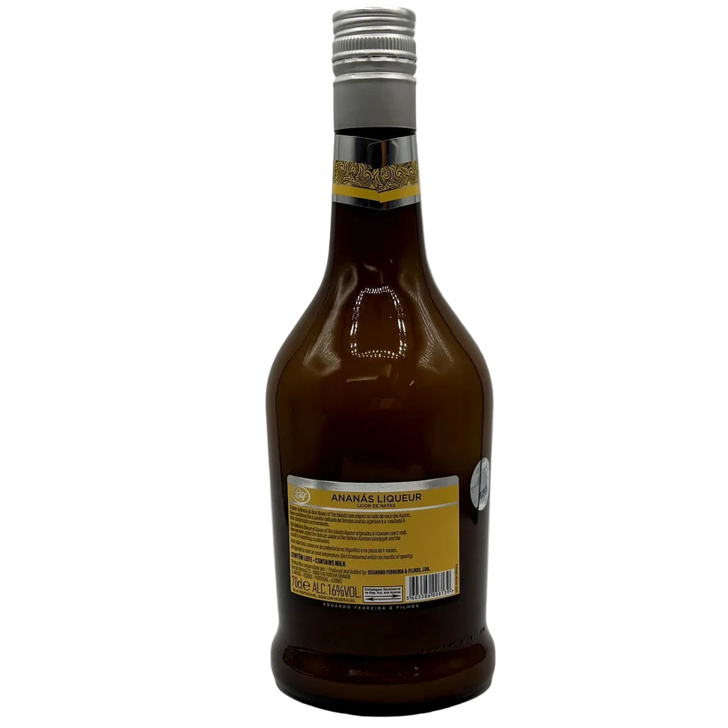 Licor natas ananás 700ml produzido em São Miguel Açores