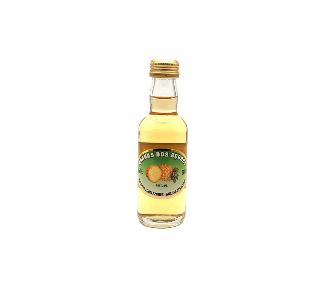 Licor de ananás Ezequiel miniatura 50ml produzido nos Açores
