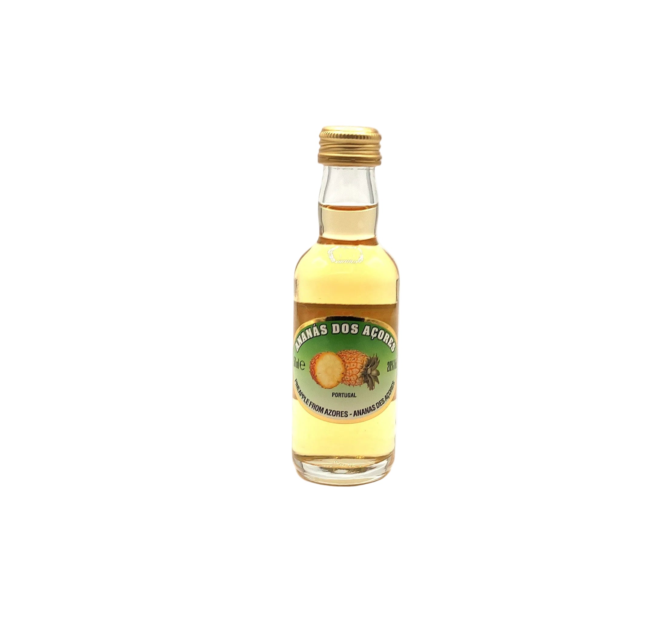 Licor de ananás Ezequiel miniatura 50ml produzido nos Açores