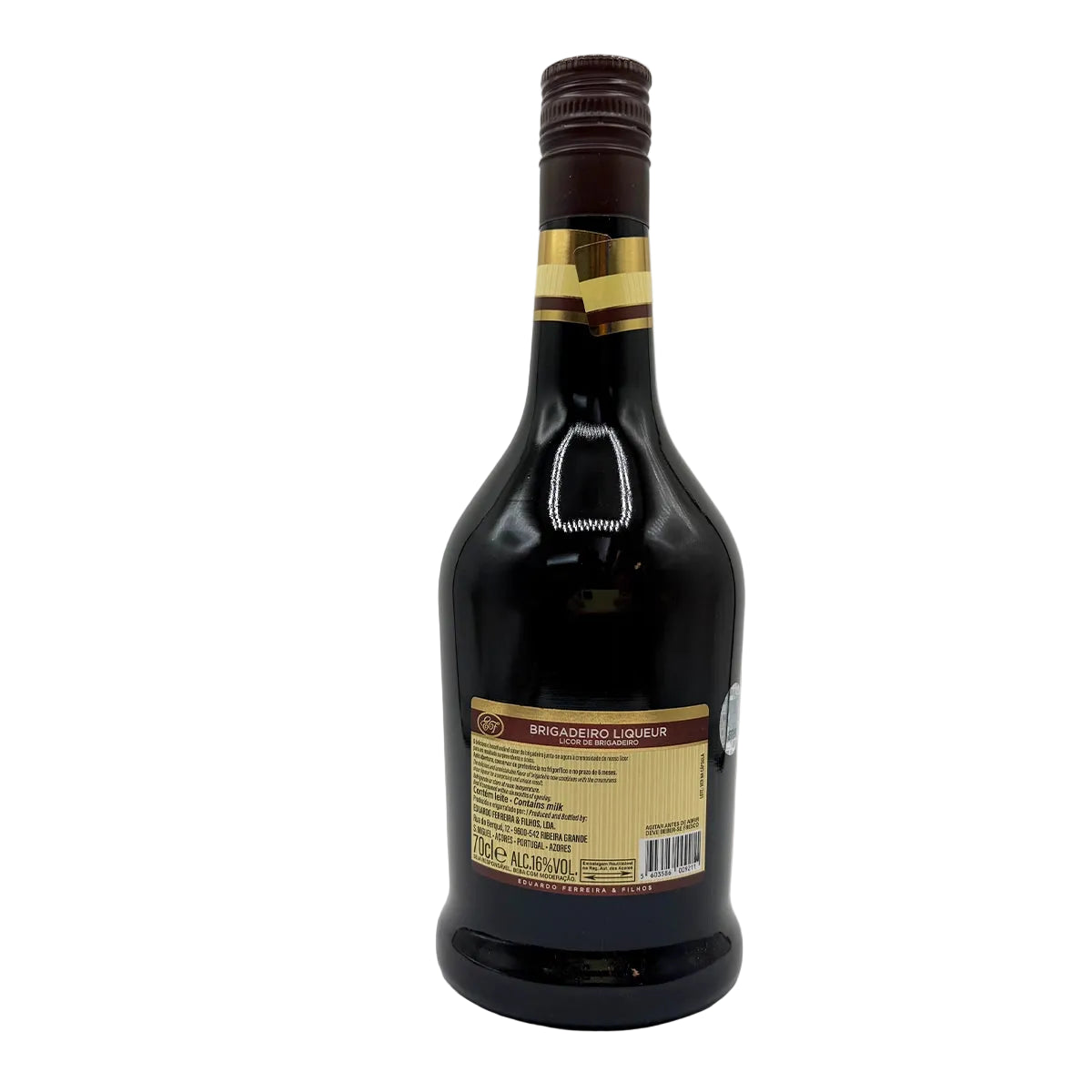 Licor de brigadeiro 700ml produzido em São Miguel Açores