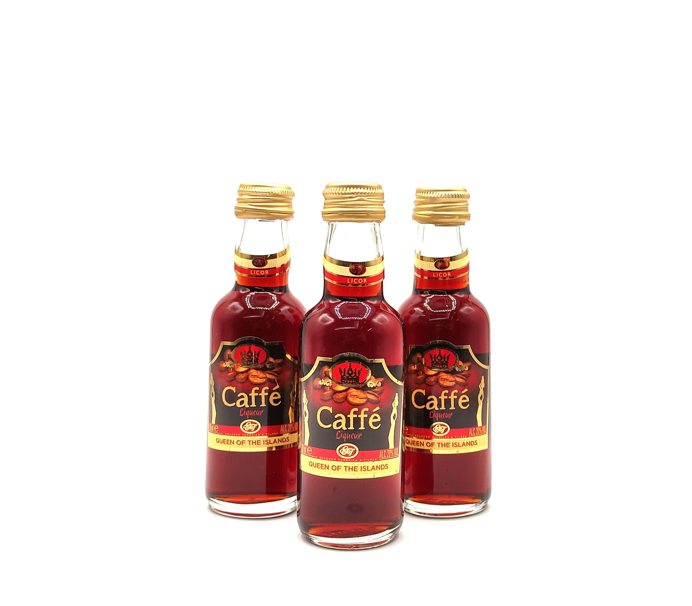 Licor de café miniatura 50ml produzido em São Miguel Açores