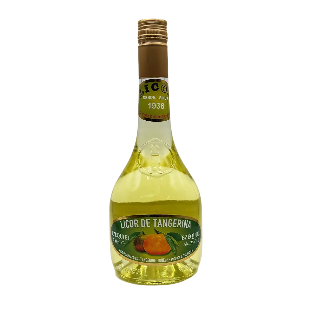 Licor de tangerina Ezequiel 700ml produzido nos Açores