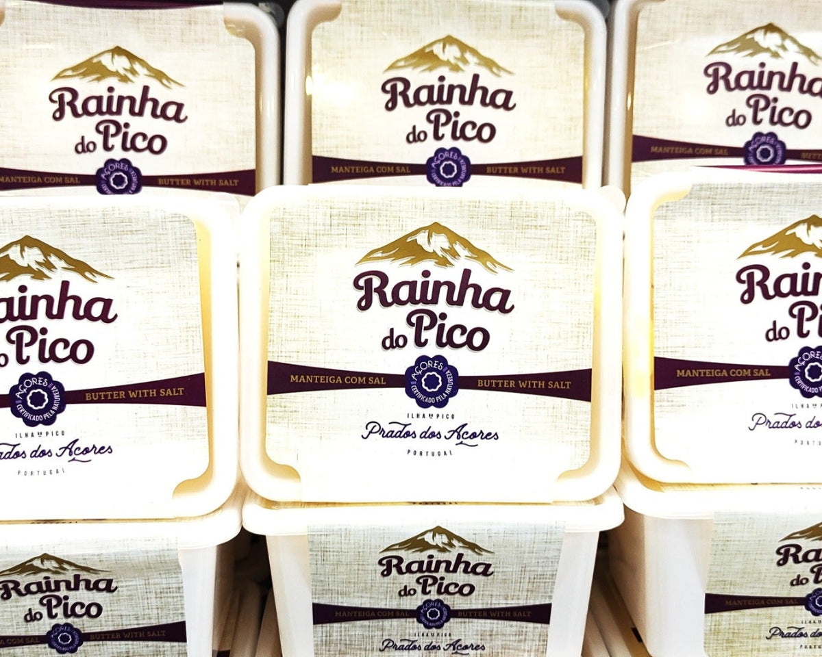 Manteiga artesanal Rainha do Pico 250g produzida nos Açores