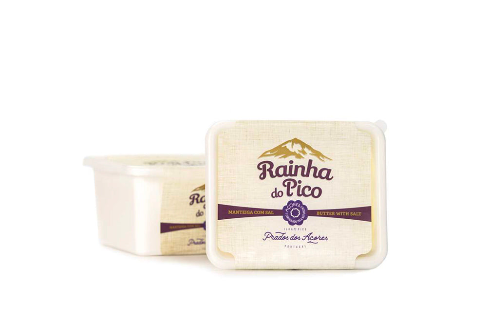 Manteiga artesanal Rainha do Pico 250g produzida nos Açores