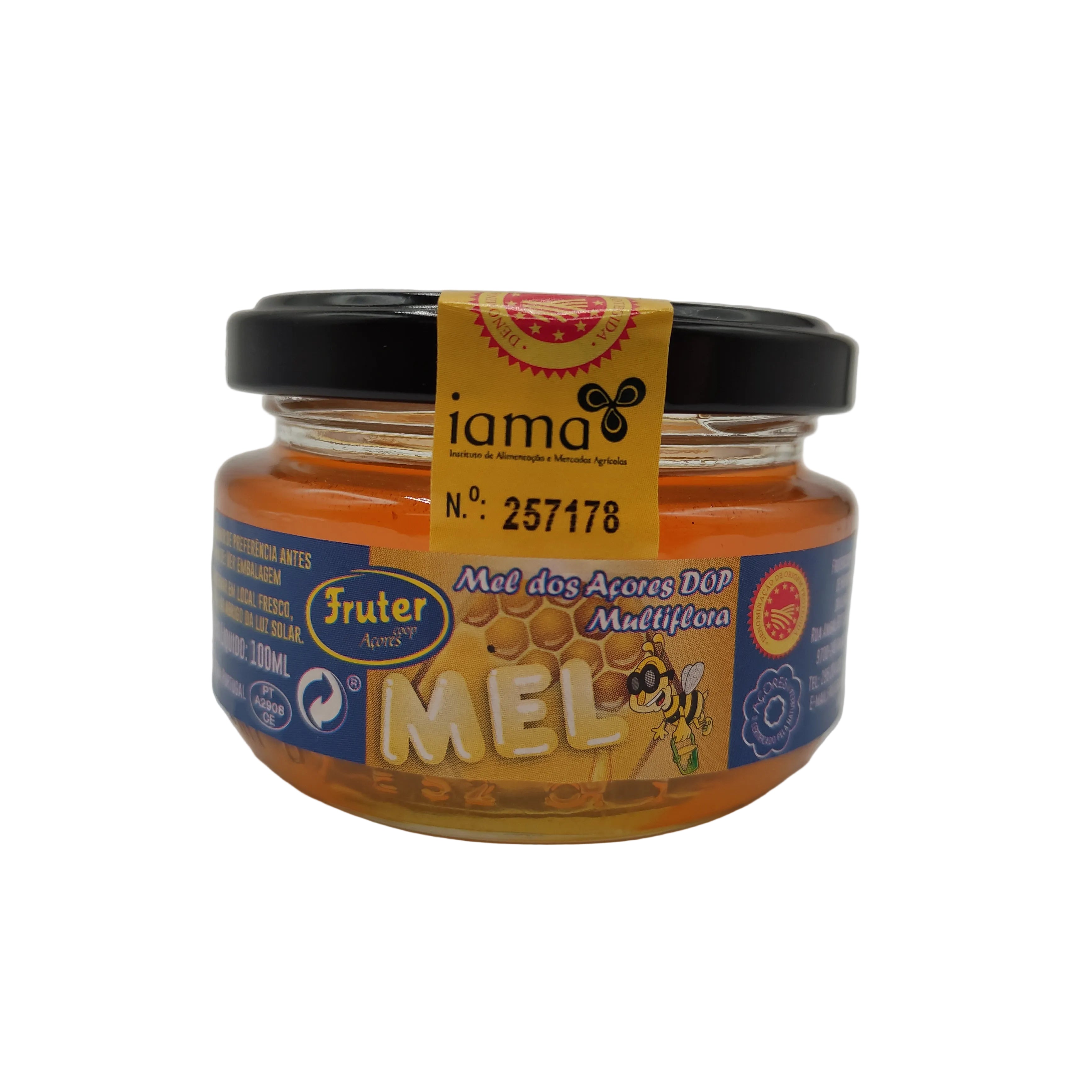 Mel multiflora DOP 100g produzido na Ilha Terceira