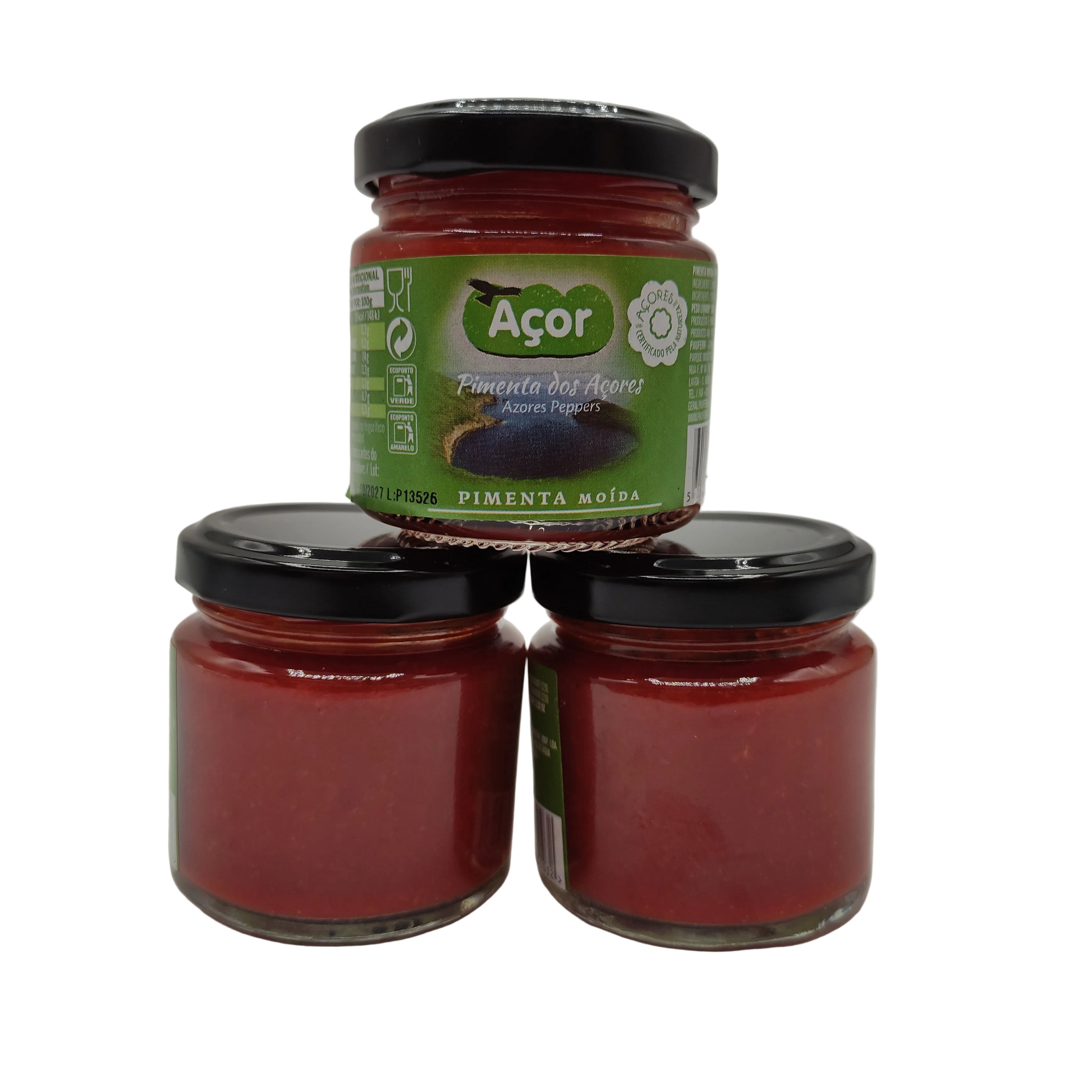 Pimenta moída 100g Açor produzida nos Açores