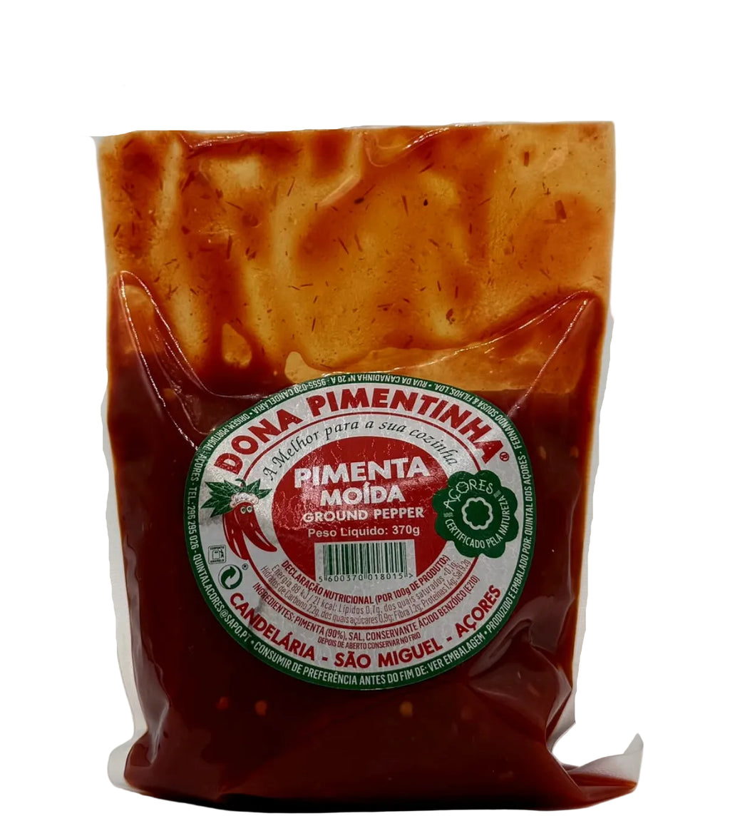 Pimenta da Terra Dona Pimentinha em saco 370g produzida em São Miguel Açores