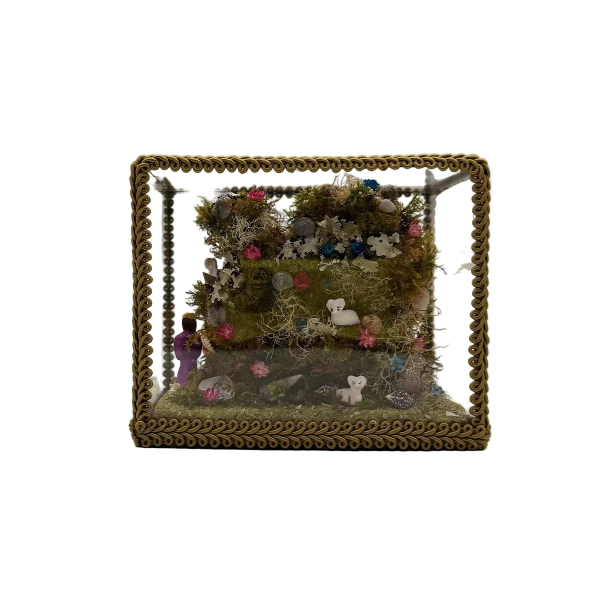 Presépio Lapinha quadrado médio artesanato tradicional dos Açores