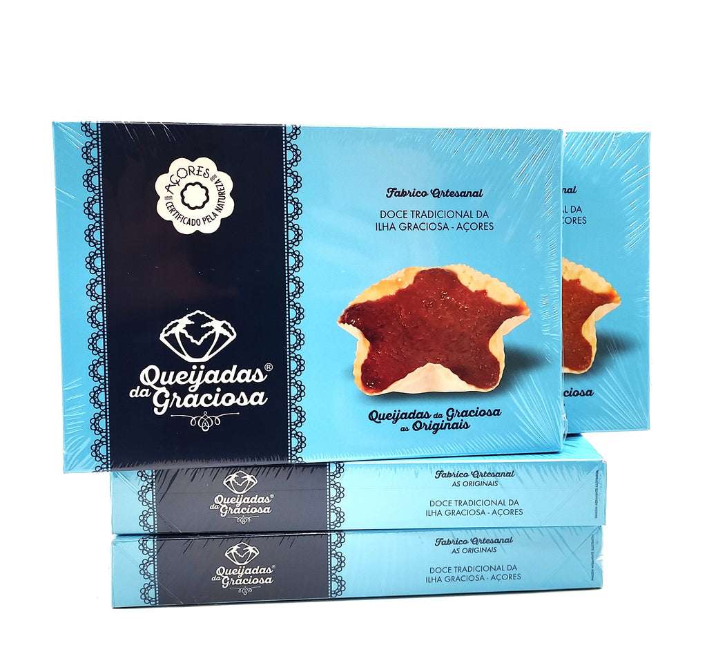 Queijadas da Graciosa 6 unidades doce tradicional da Ilha Graciosa Açores
