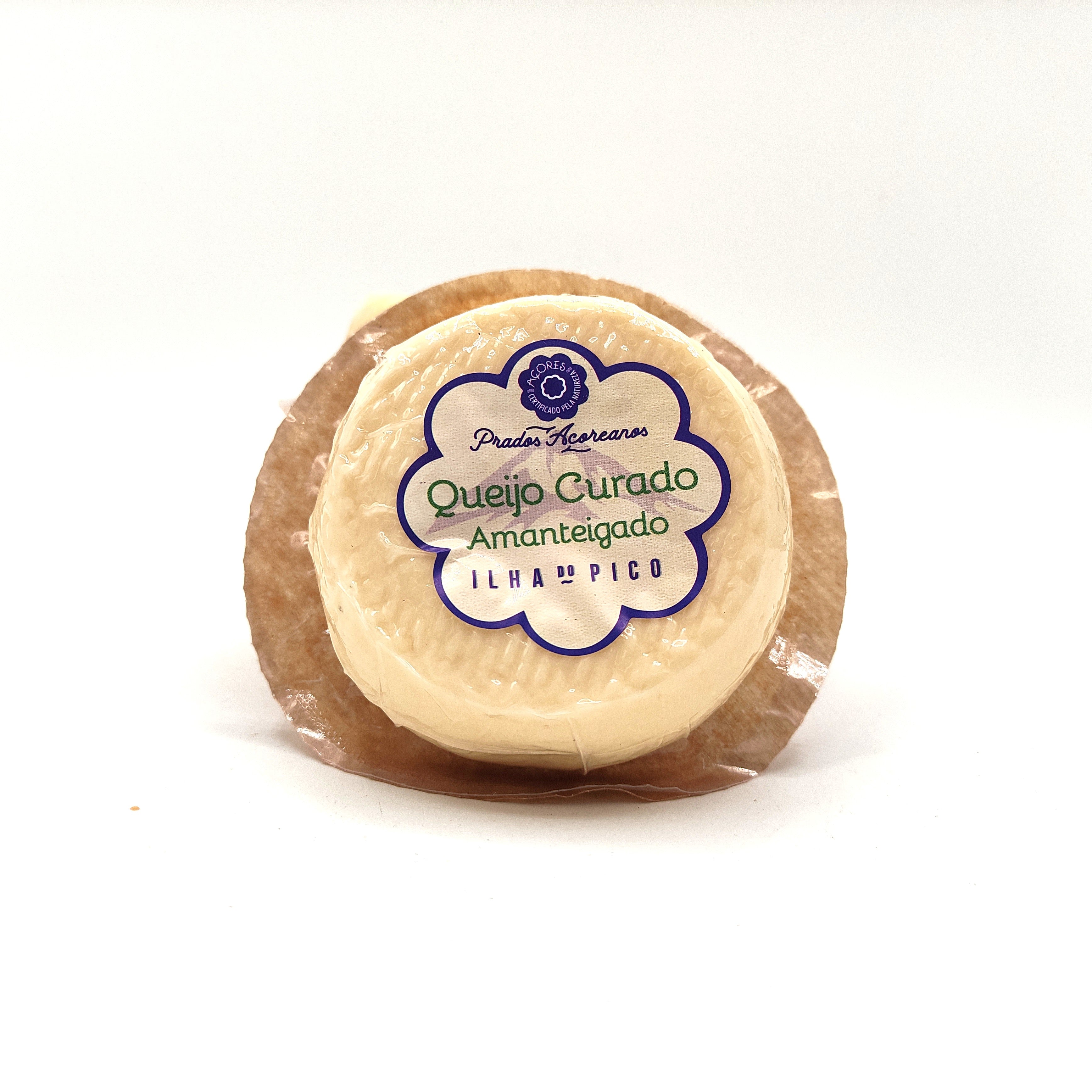 Queijo curado amanteigado Ilha do Pico 185g produzido nos Açores