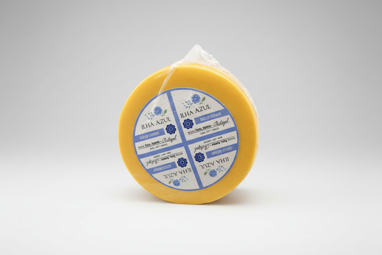 Queijo Ilha Azul Inteiro 1kg Faial - Açores