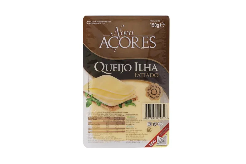 Queijo Ilha fatiado Nova Açores queijo tradicional dos Açores