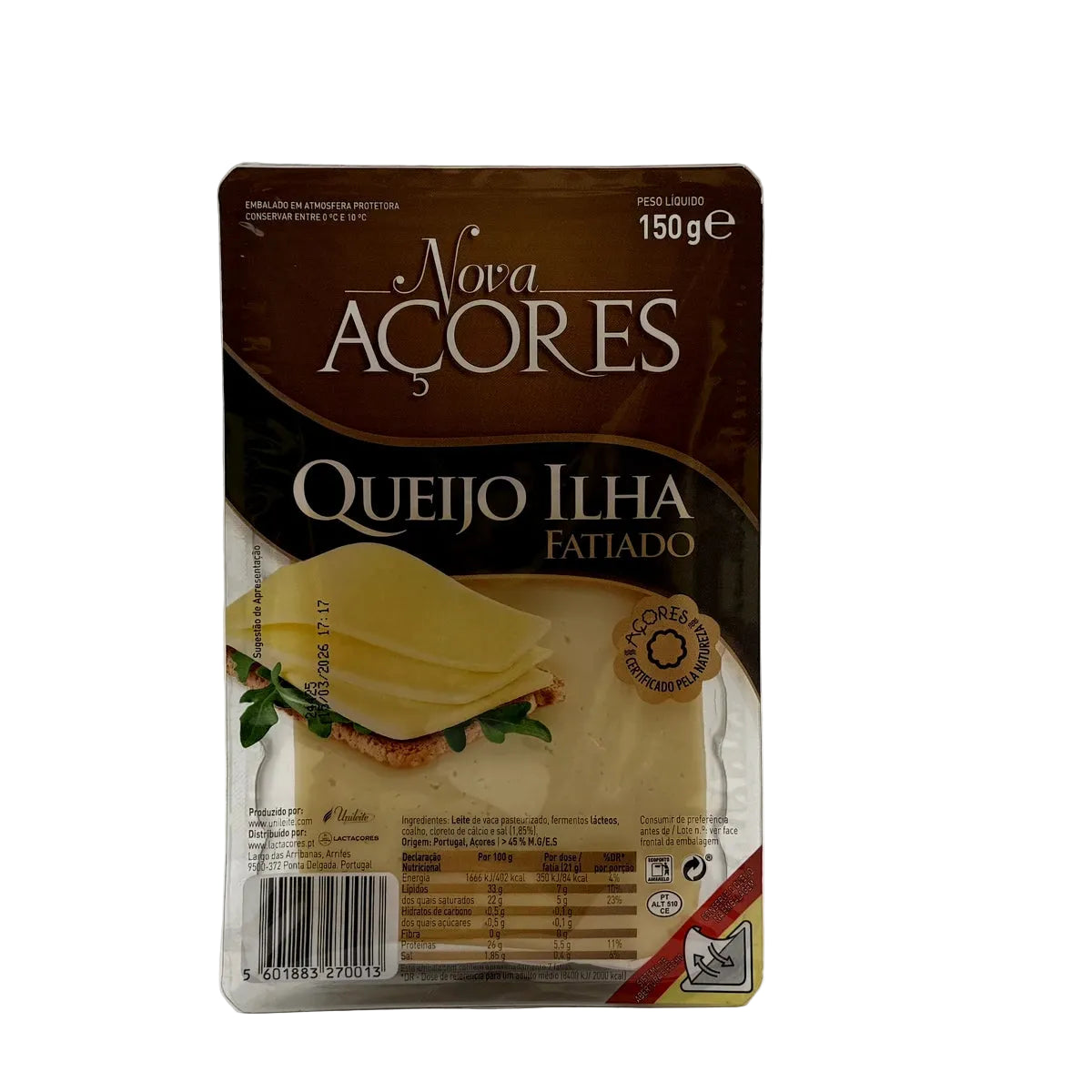 Queijo Ilha Fatiado - Nova Açores