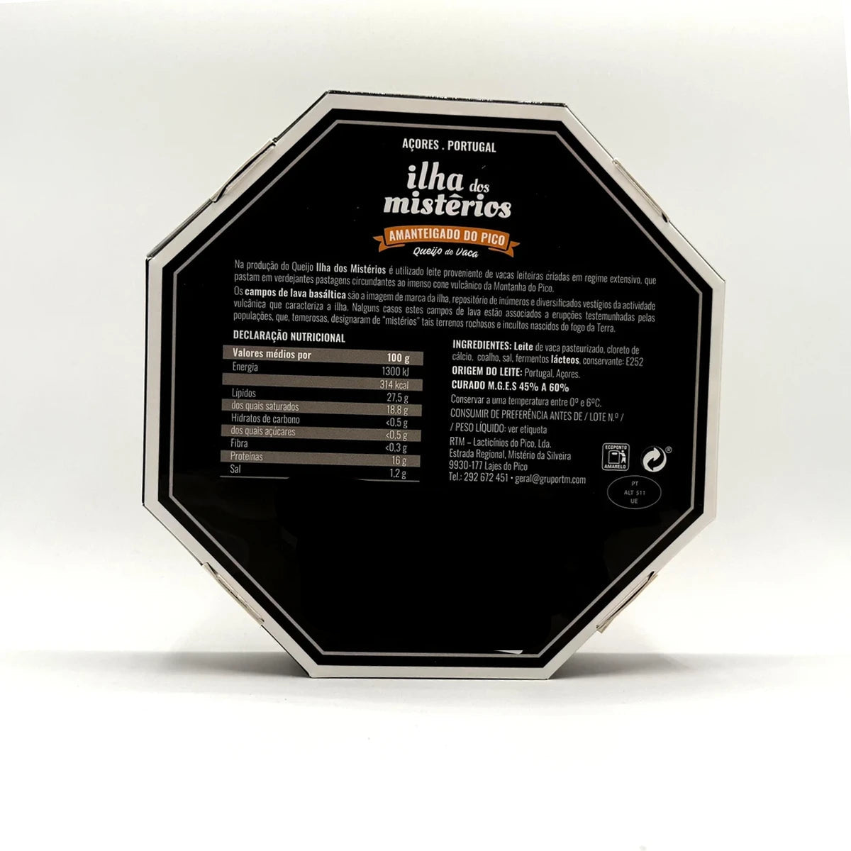 Queijo Ilha dos Mistérios produzido na Ilha do Pico Açores