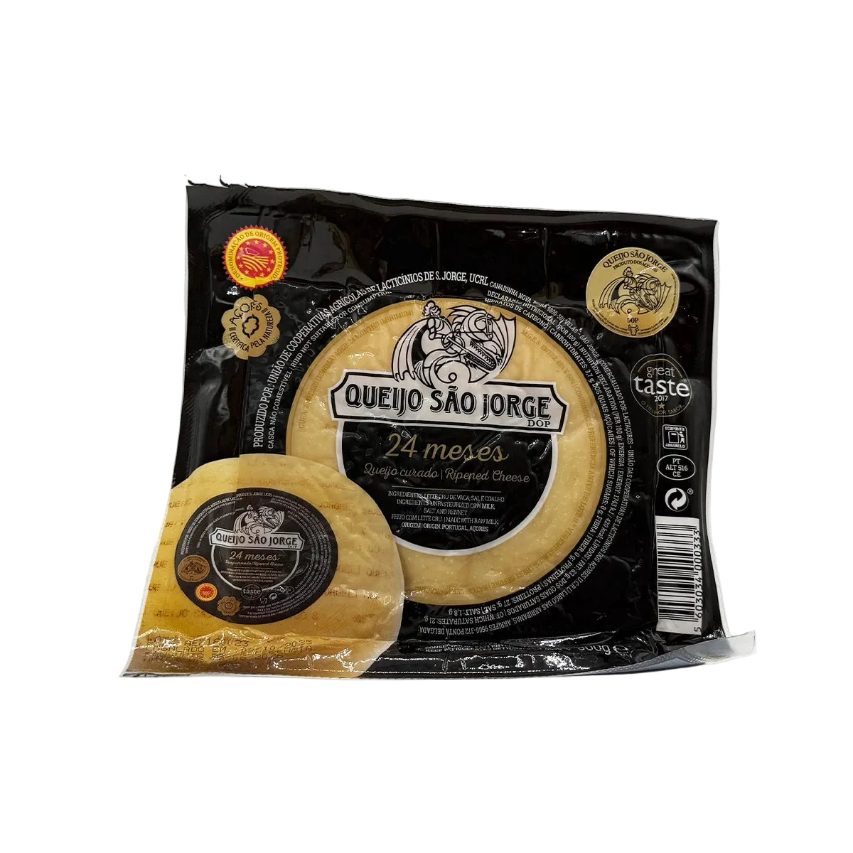 Queijo São Jorge 24 meses de cura 300g queijo tradicional dos Açores