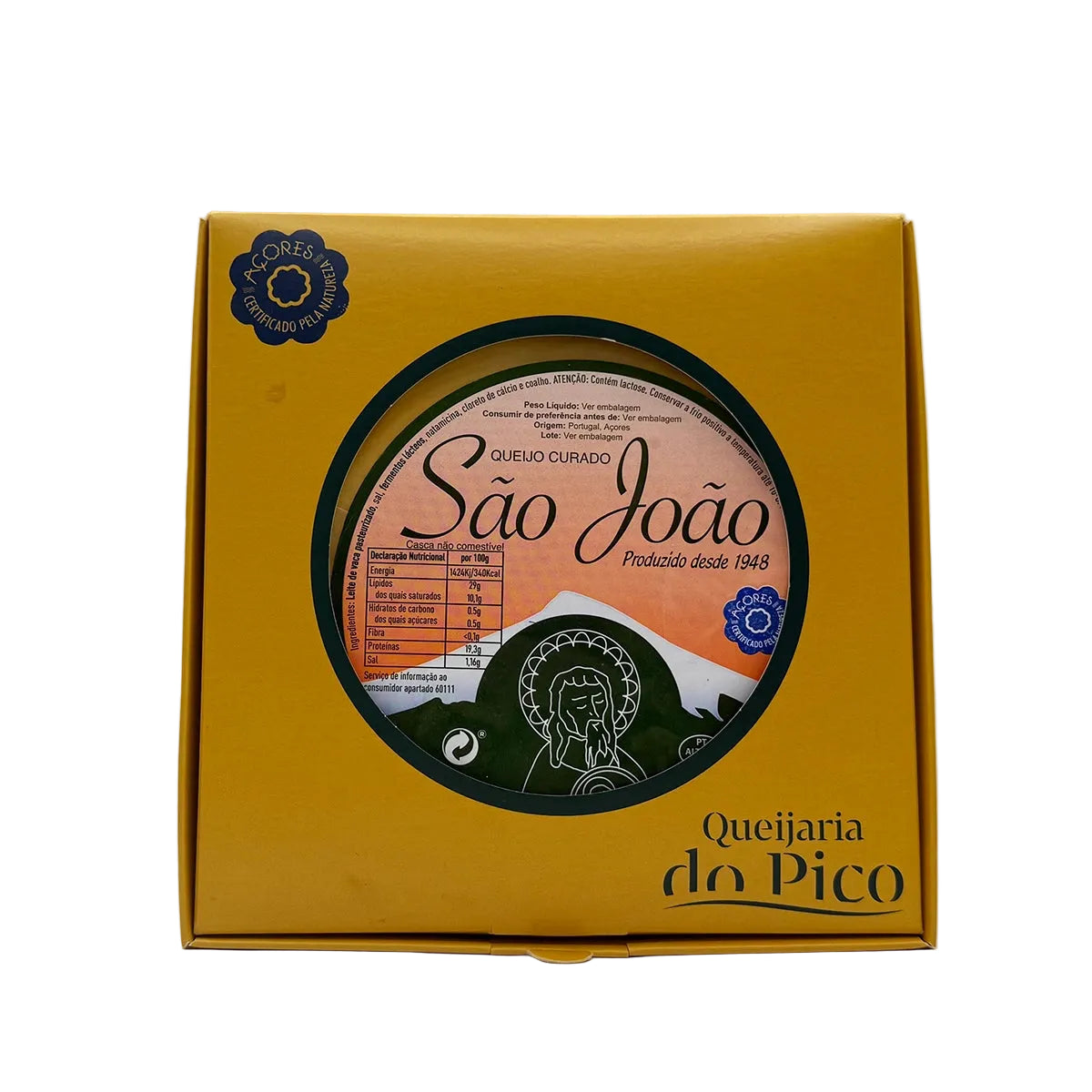 Queijo São João do Pico produzido na Ilha do Pico Açores