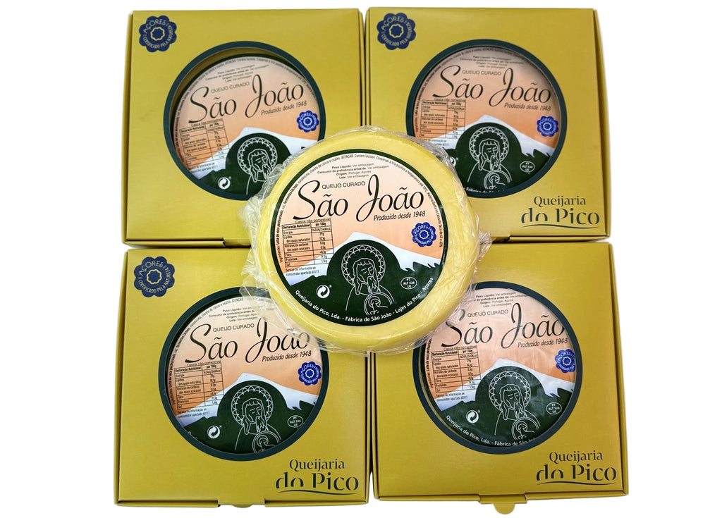 Queijo São João do Pico produzido na Ilha do Pico Açores