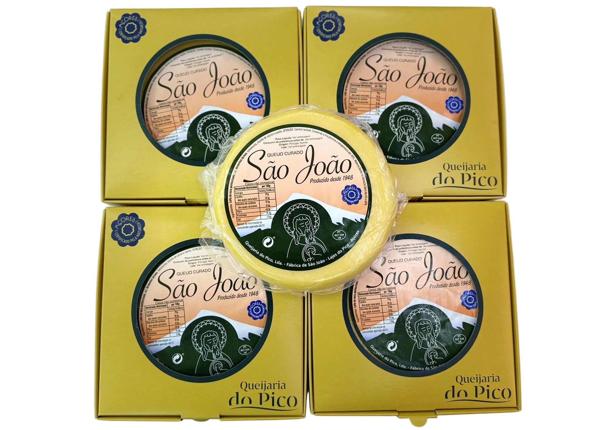 Queijo São João do Pico produzido na Ilha do Pico Açores