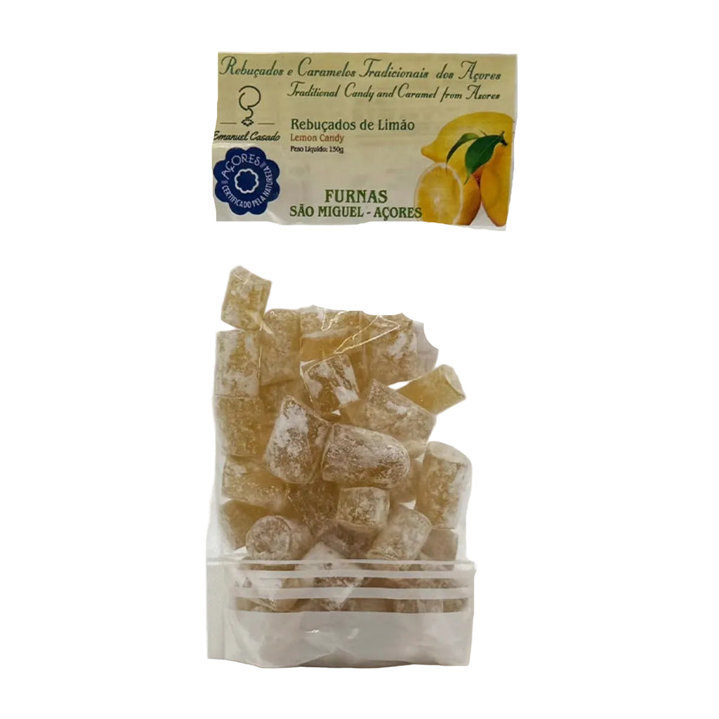 Rebuçados das Furnas de limão 150g produzidos nos Açores
