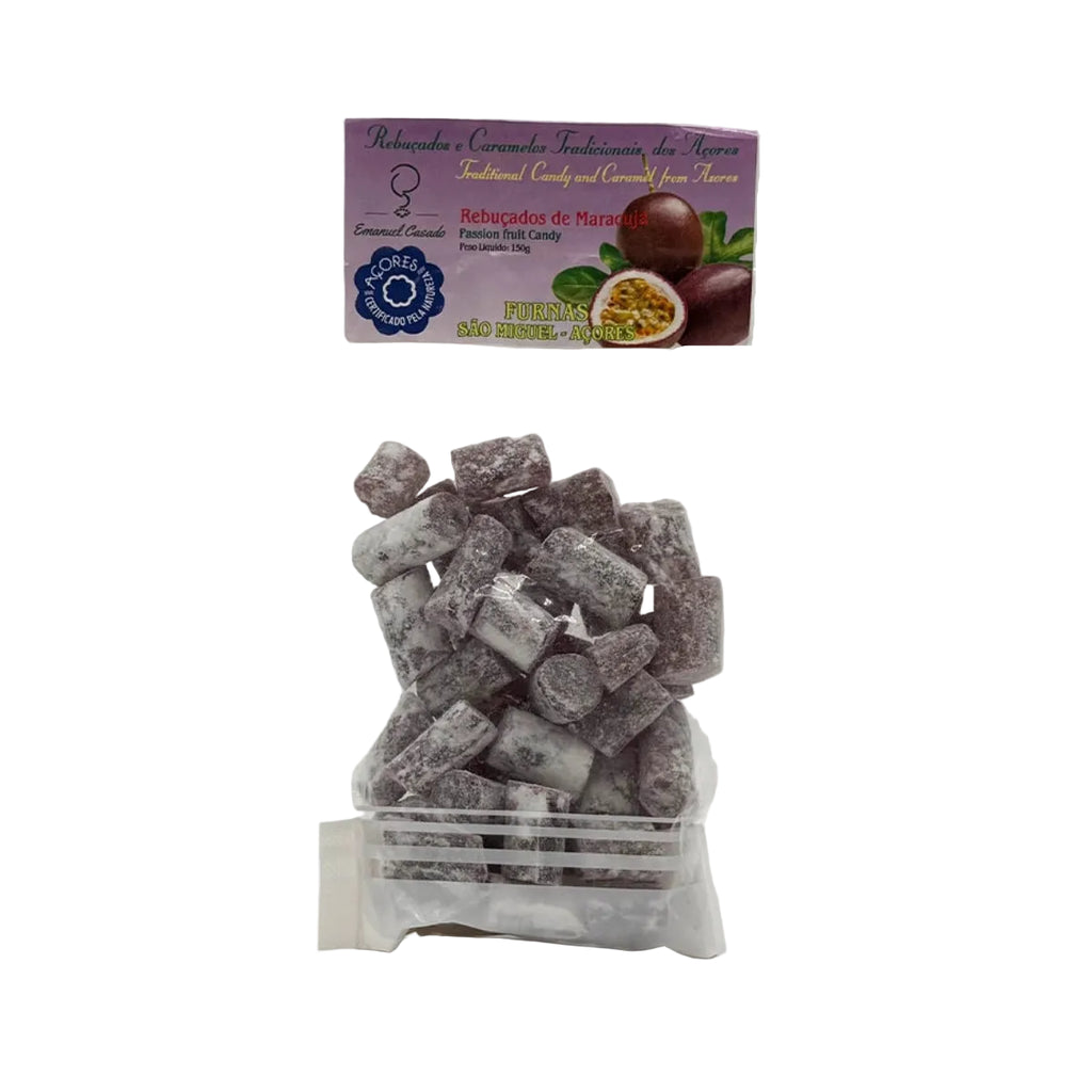 Rebuçados das Furnas de maracujá produzidos em São Miguel Açores