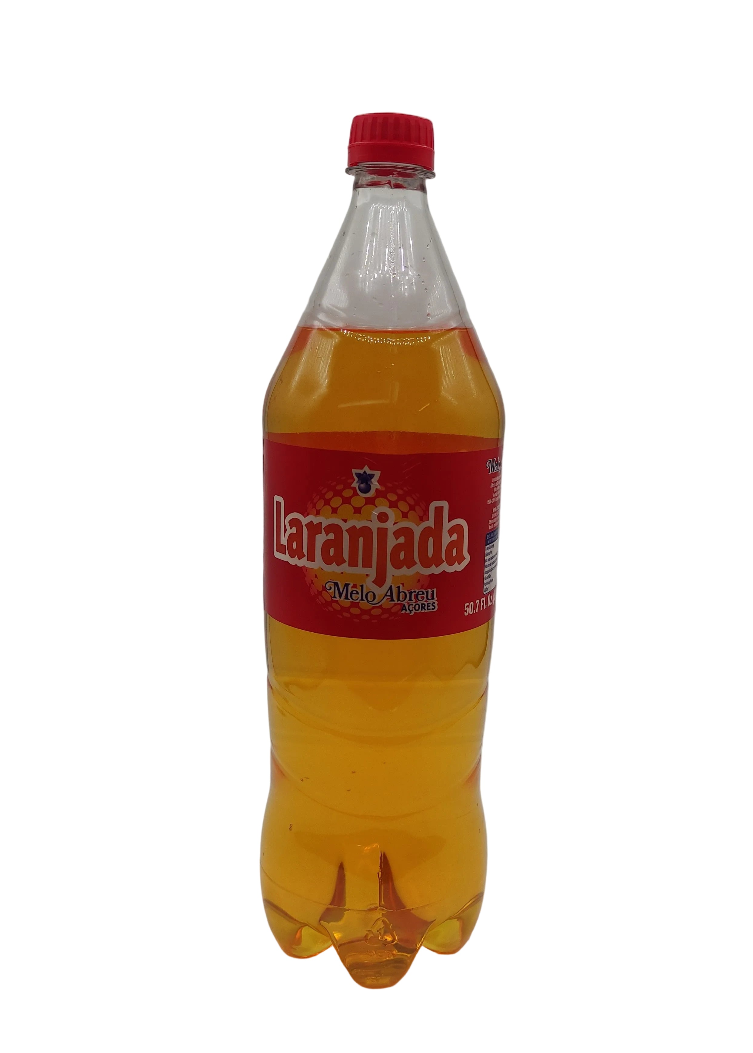 Refrigerante laranjada Melo Abreu 1,5L produzido em São Miguel Açores