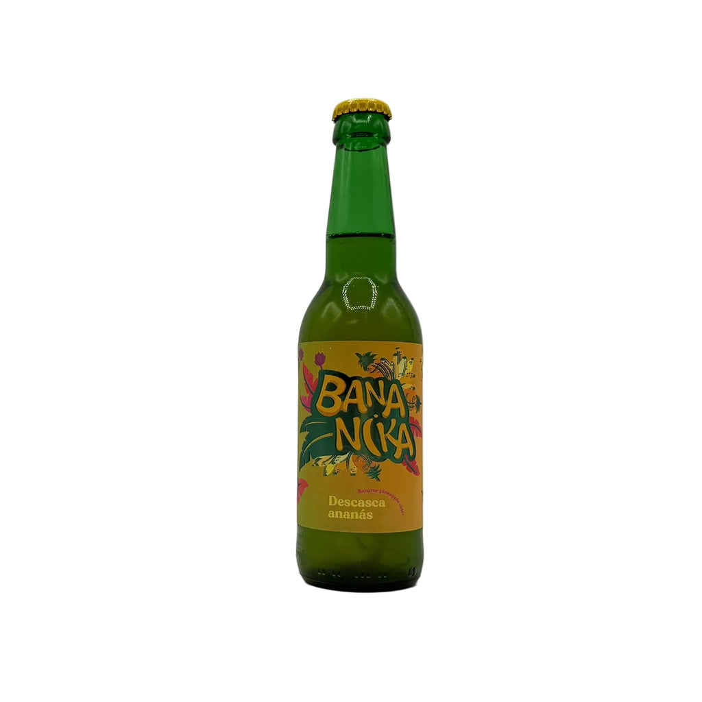 Sidra Bananika de ananás 33cl produzida nos Açores