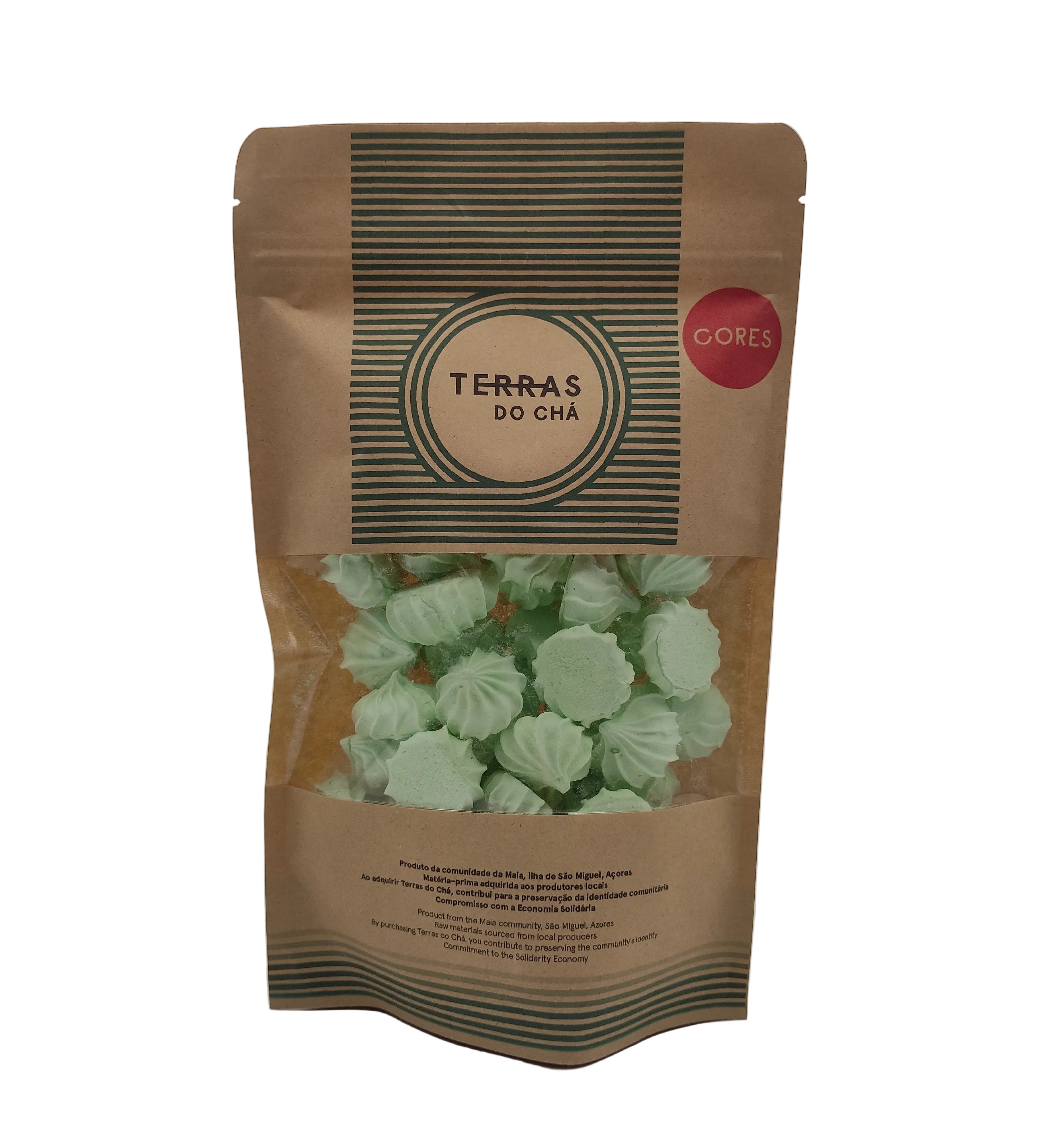 Suspiros de maracujá 80g Terras do Chá produzidos nos Açores