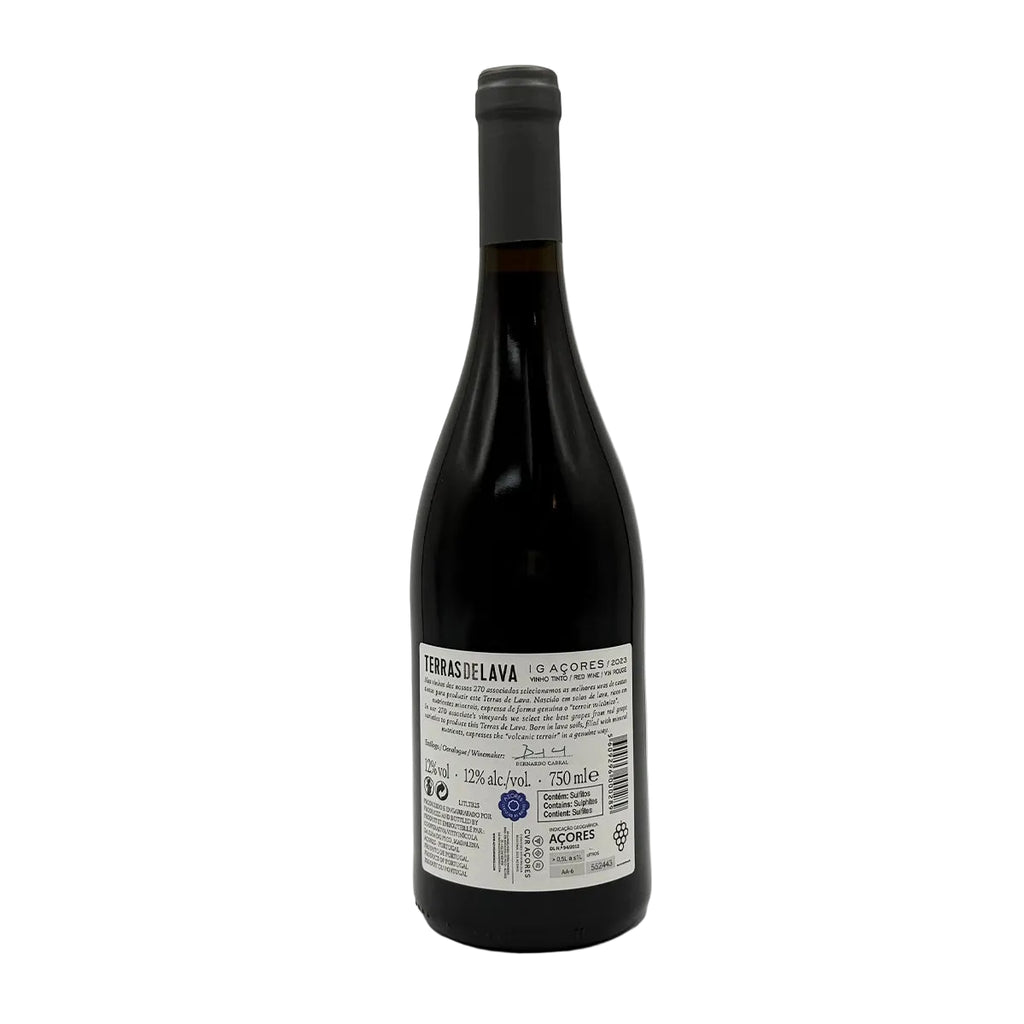 Terras de Lava tinto IG Açores 750ml vinho produzido nos Açores