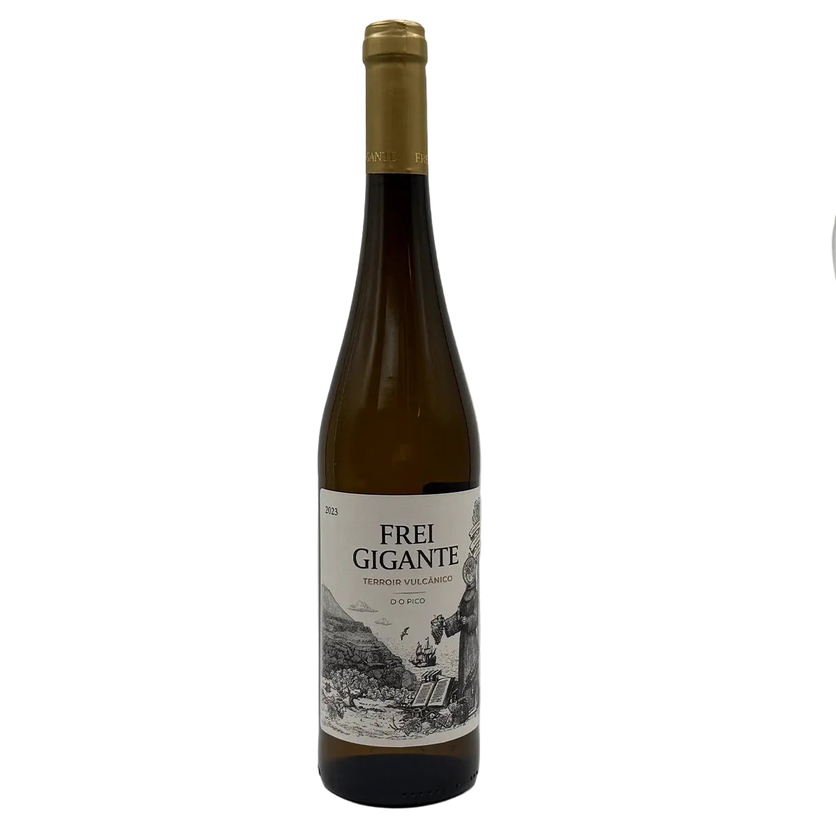 Vinho Frei Gigante branco 750ml produzido na Ilha do Pico Açores