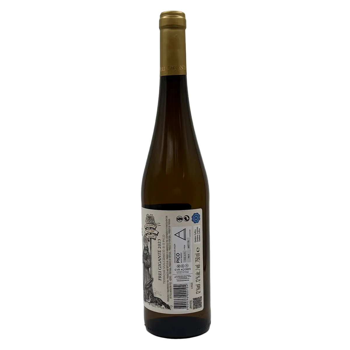 Vinho Frei Gigante branco 750ml produzido na Ilha do Pico Açores