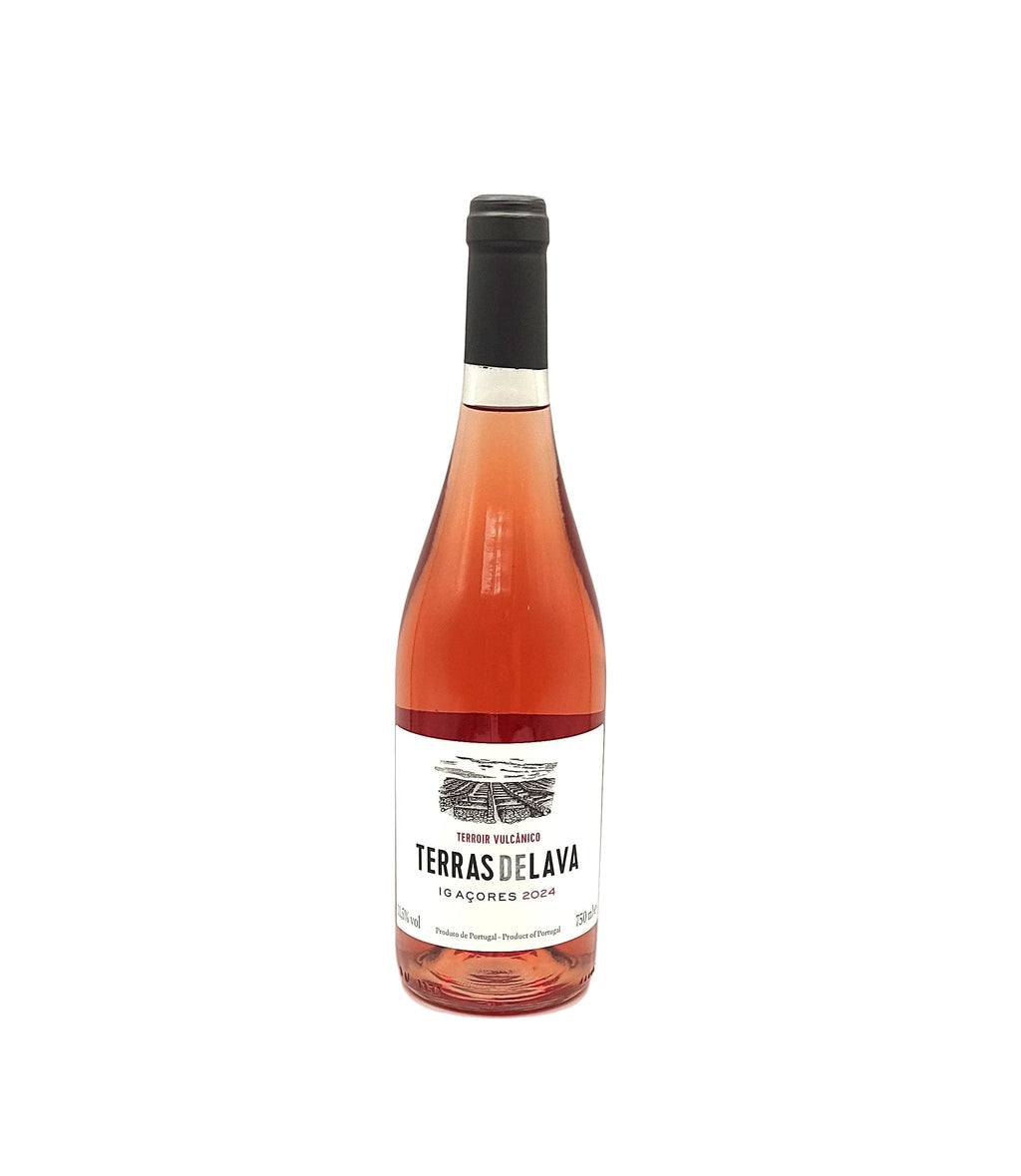 Vinho rosé Terras de Lava 750ml produzido nos Açores