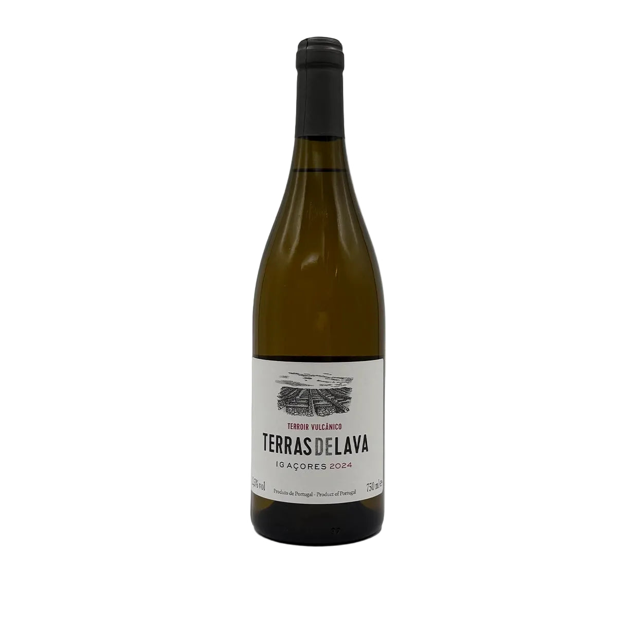 Vinho Terras de Lava branco 750ml produzido nos Açores