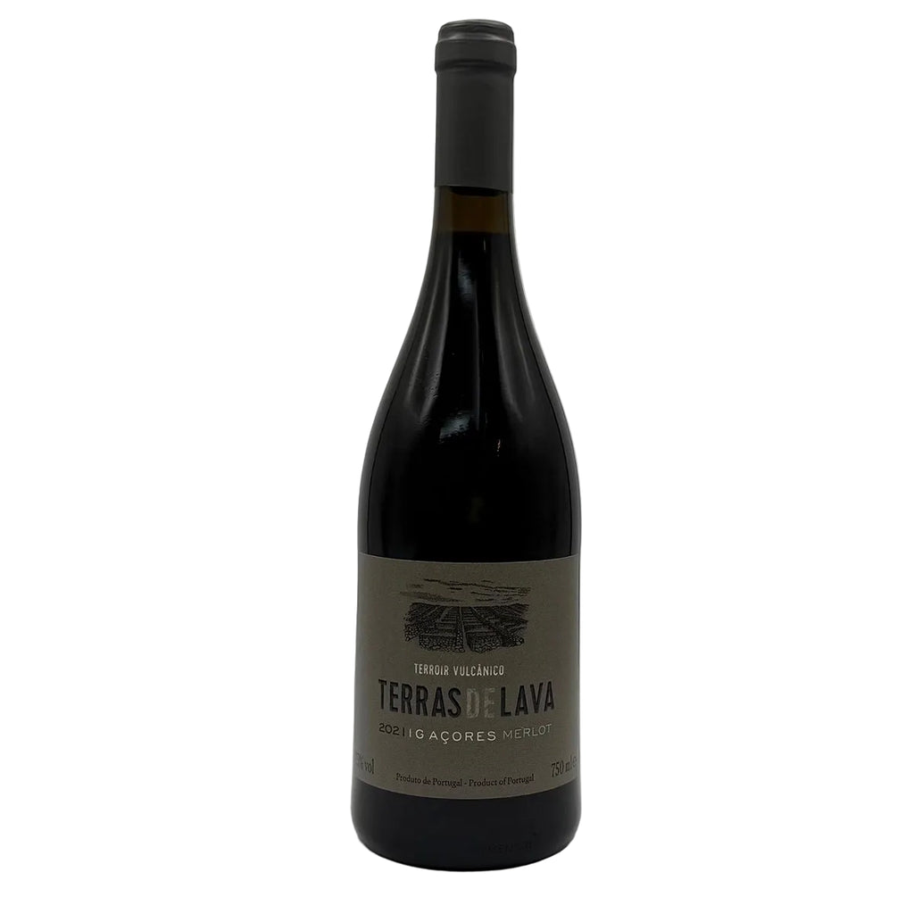 Vinho Terras de Lava tinto Merlot 750ml produzido nos Açores