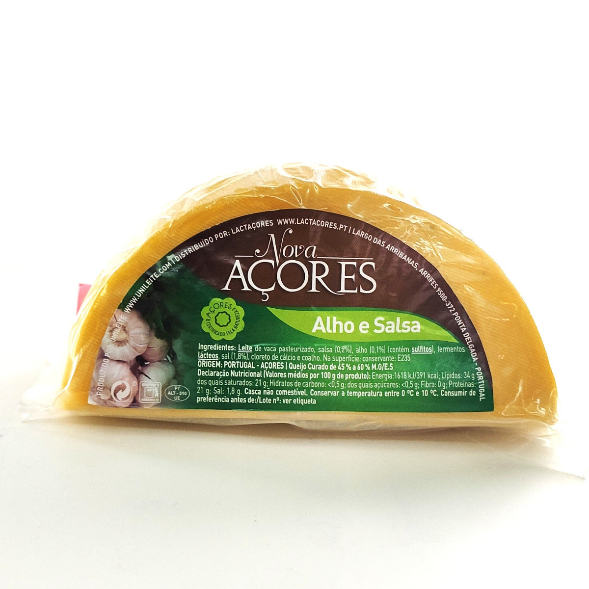 Queijo Alho e Salsa metades Nova Açores