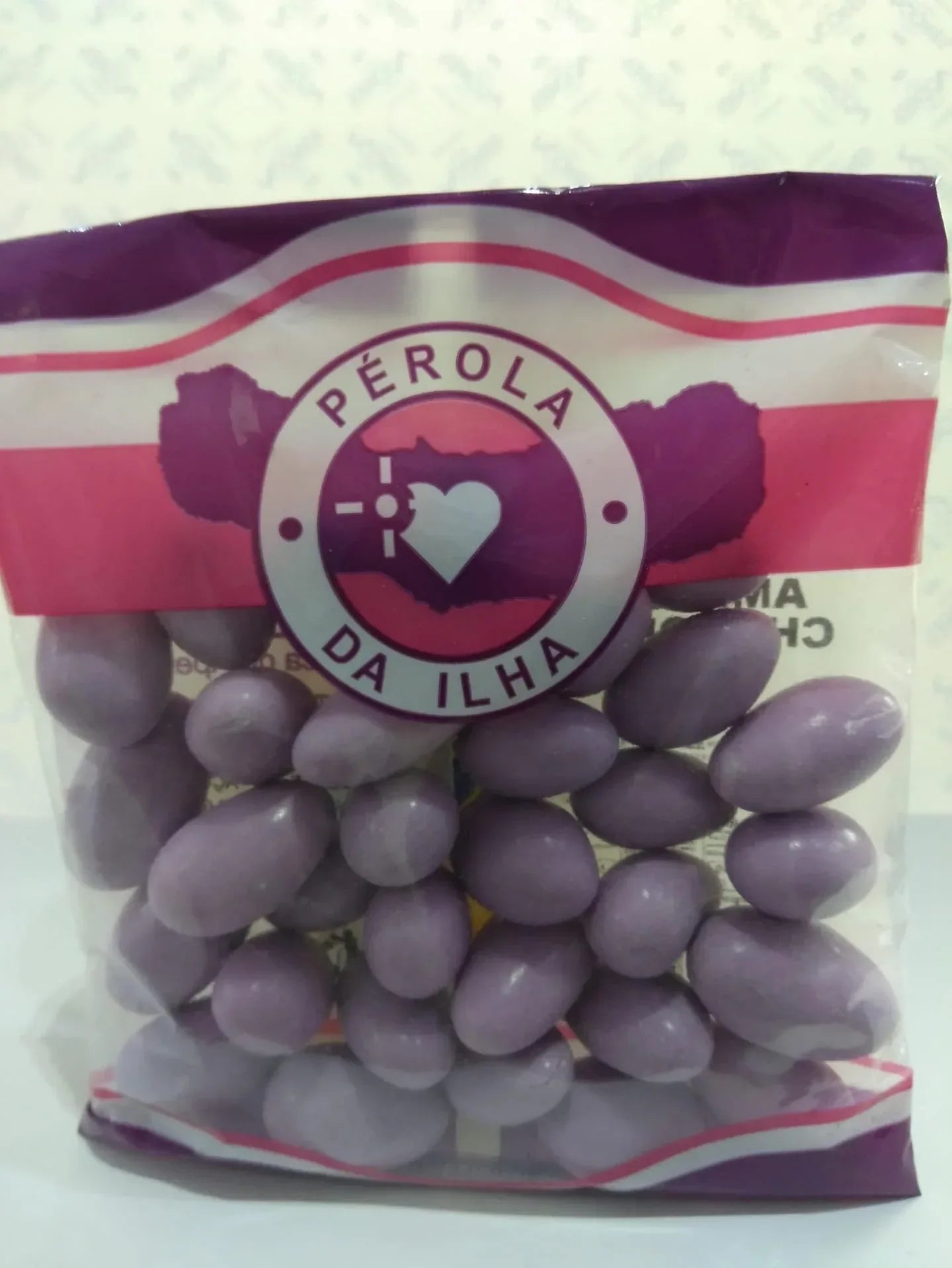 Amêndoa Com chocolate Lilás- Pérola da Ilha - Açores - Mercearia dos Açores