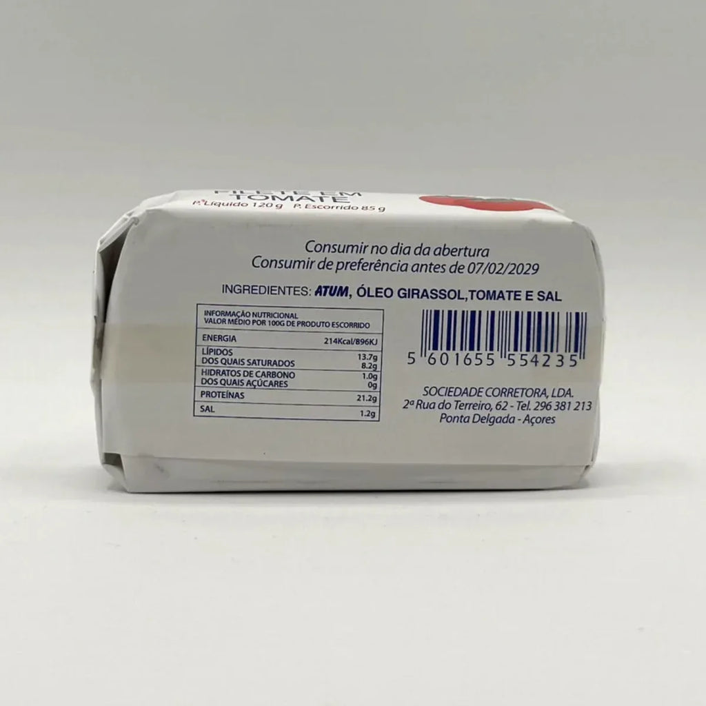 Atum Filete em Tomate 120g Corretora - Açores - Mercearia dos Açores