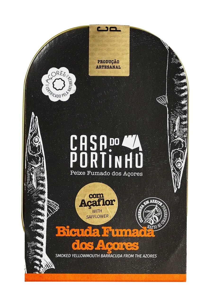 Bicuda Fumada dos Açores com Açaflor em Lata - Açores - Mercearia dos Açores