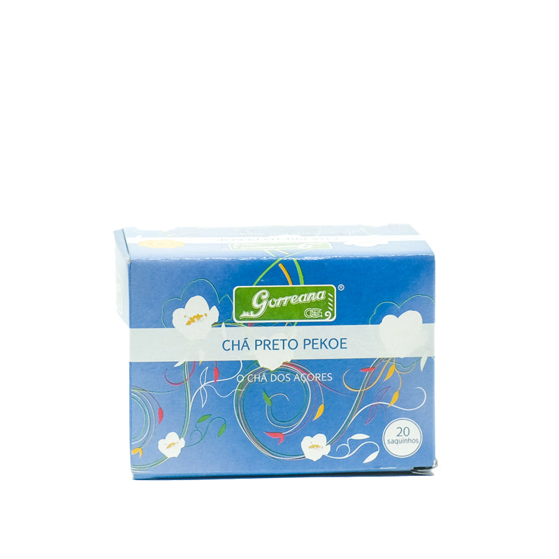 Chá Gorreana Preto Tea Bags 20 Saquetas - São Miguel Açores