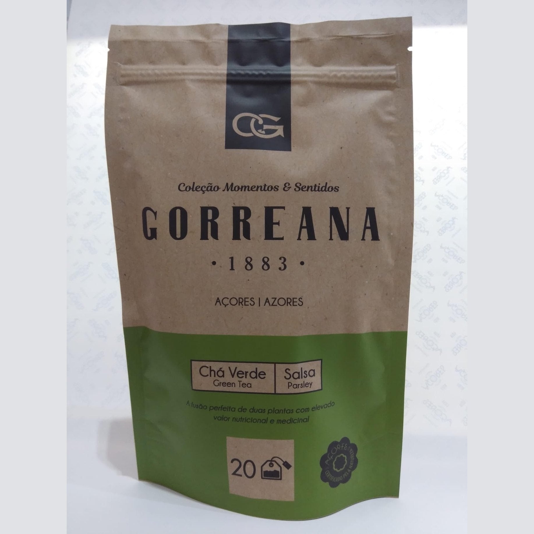 Chá verde com Salsa - Gorreana em Saquetas - Açores
