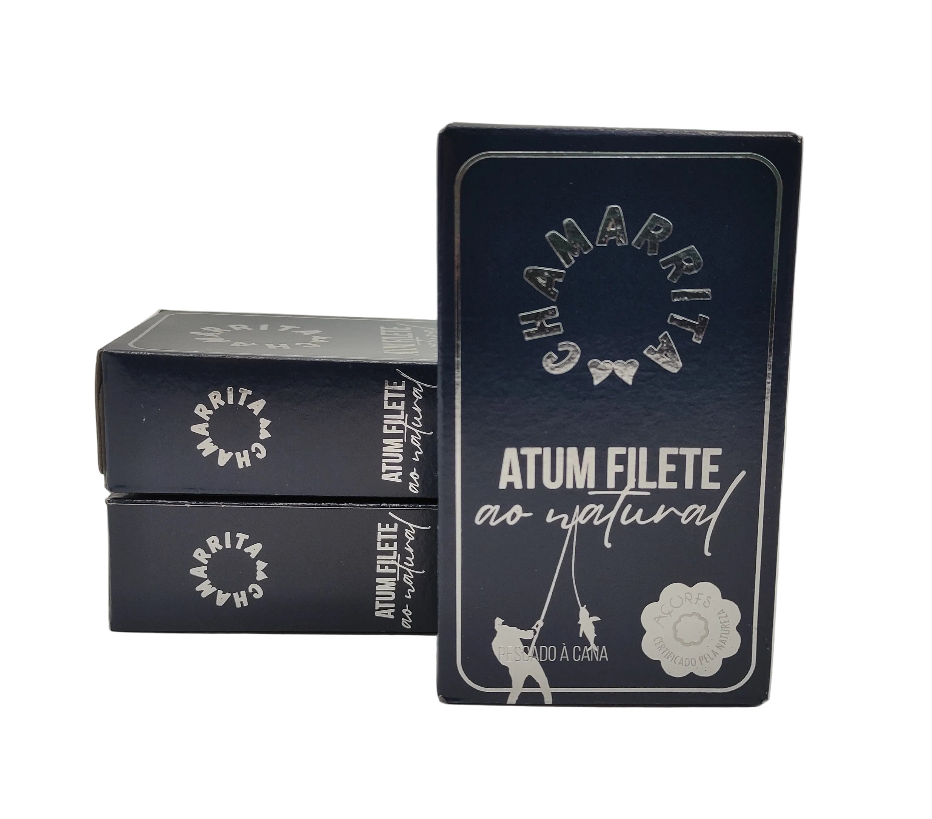 Filete de atum ao natural Chamarrita 120g produzido nos Açores