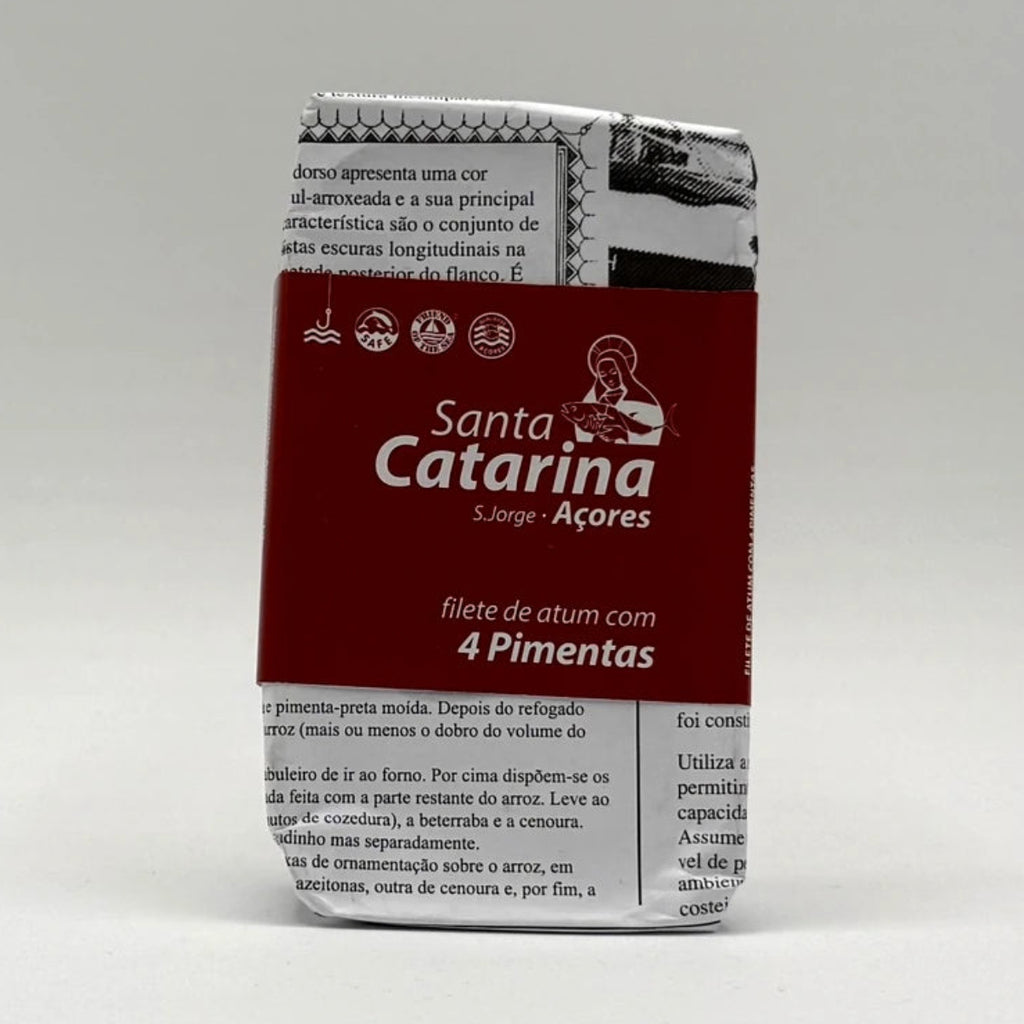 Filete de Atum com 4 Pimentas 120g Conserva Santa Catarina - Açores